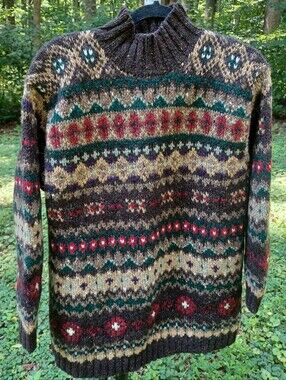 Ralph Lauren Hand Knit Turtleneck Sweater